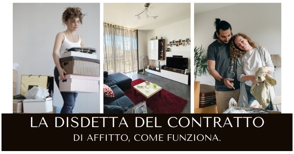 La disdetta del contratto di affitto: come funziona?